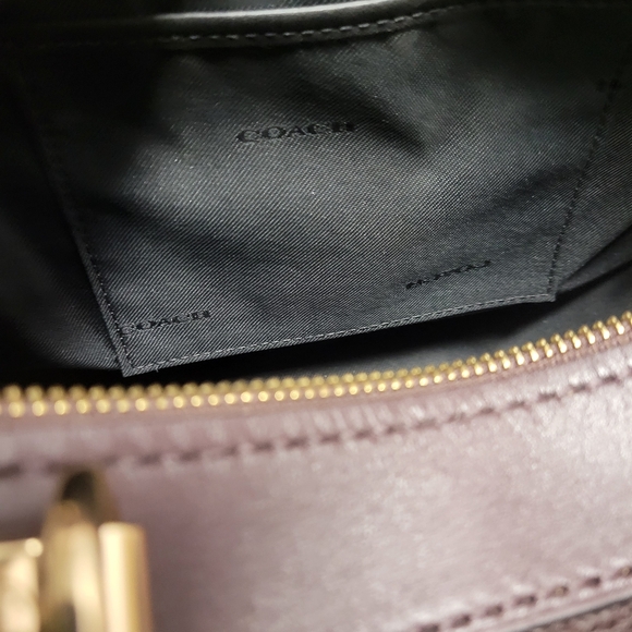 NWT COACH Lane Satchel 👛 - Picture 6 of 14